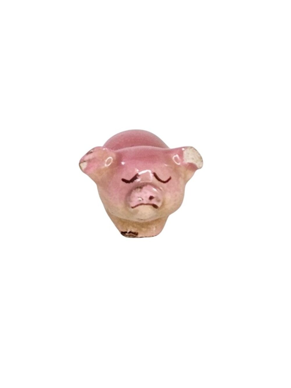 Hagen Renaker Piglet Standing Baby Miniature Figurine Peach Pink Shading *Chips